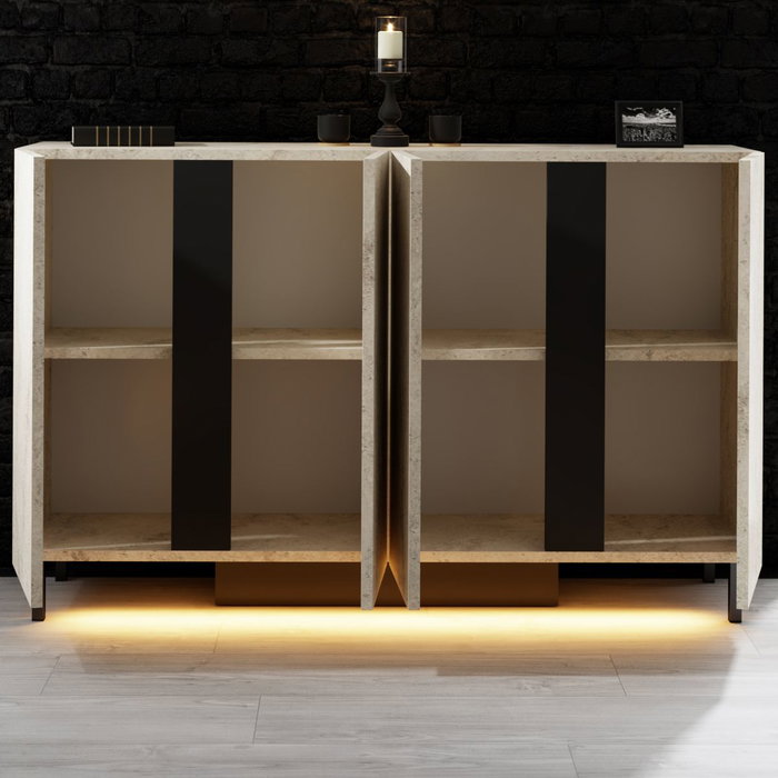 Hanah Home Consola Paris - Travertino Hanah Home Consola Paris - Travertino